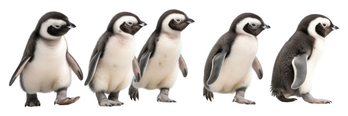 Obraz premium PNG Penguin animal white bird.