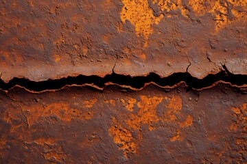 Naklejka premium Rusty metal texture background, perfect for industrial and vintage designs.