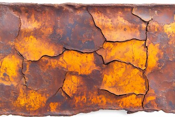 Naklejka premium Rusty metal texture background, perfect for industrial and vintage designs.
