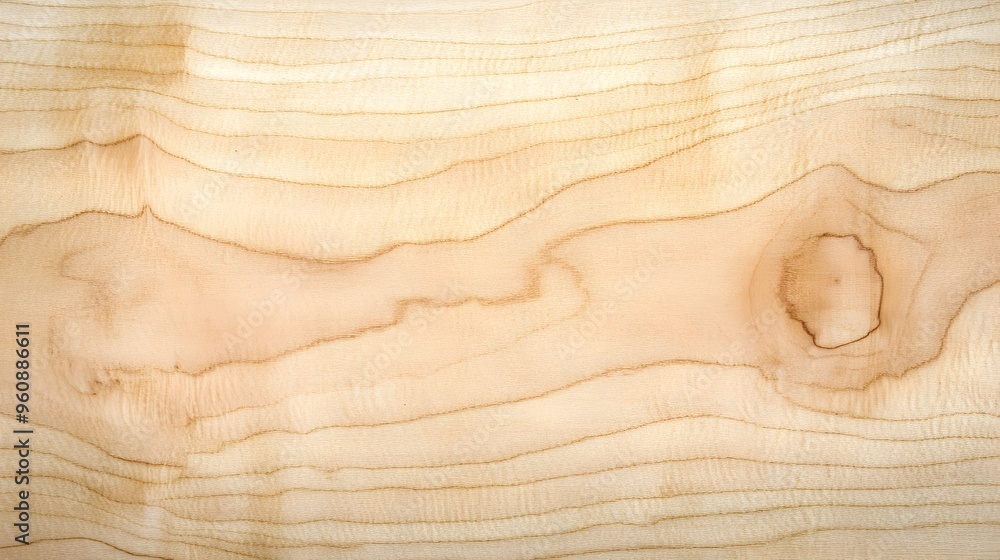 Poster smooth and elegant maple wood texture with light creamy tones and subtle grain patterns highlighting