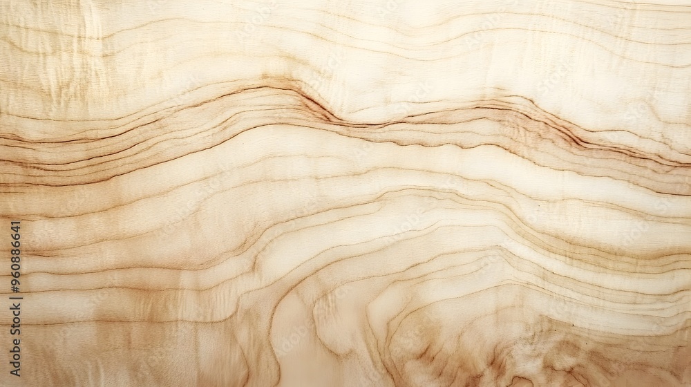 Poster elegant and minimalist close up photograph showcasing the smooth natural texture and grain patterns 