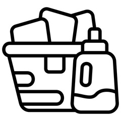 Laundry Basket Icon