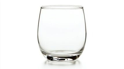 A clear, modern glass with a smooth design, perfect for serving beverages in style on any occasion.