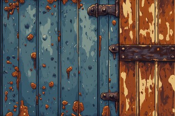 Fototapeta premium Rusty metal texture background, perfect for industrial and vintage designs.