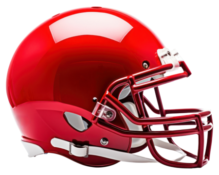 PNG Football helmet sports red white background. - Powered by Adobe