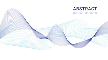 Abstract background with wave forms 2