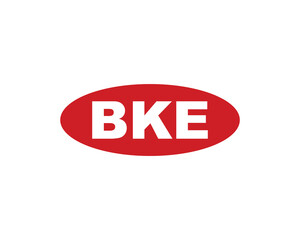 BKE logo design vector template. BKE
