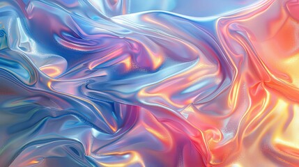 Fototapeta premium Abstract Colorful Swirling Liquid Background