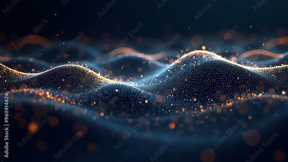 Poster digital backdround ideal for technological operations, neural networks, ai, data transmission and en