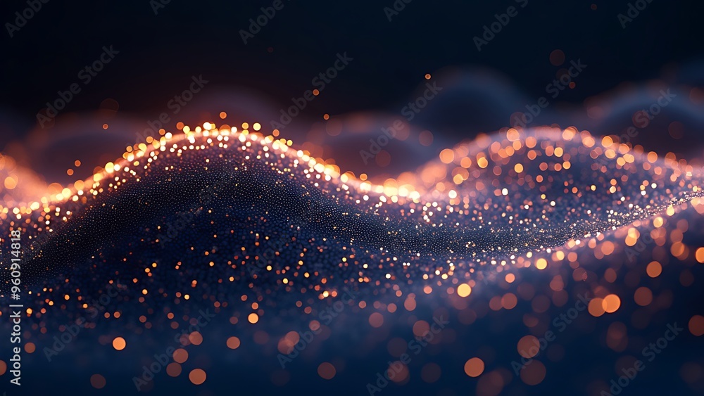 Poster digital backdround ideal for technological operations, neural networks, ai, data transmission and en