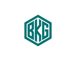BKG Logo design vector template. BKG