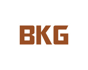 BKG Logo design vector template. BKG