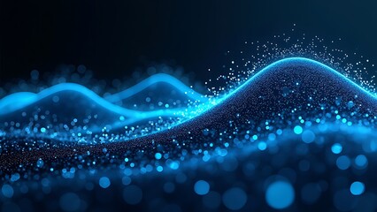 Digital background for tech, AI, data, audio, graphics, and more