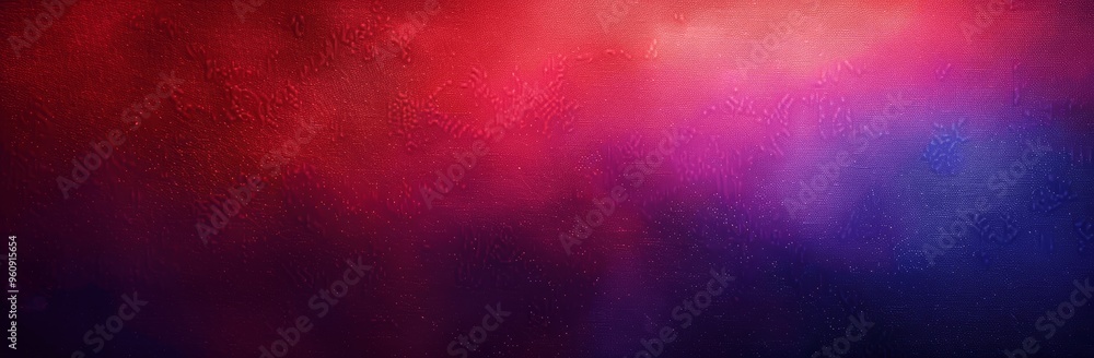 Poster abstract gradient background, red to blue, high-resolution textured canvas
