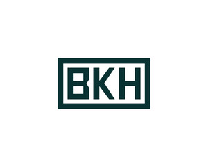 Obraz premium BKH logo design vector template. BKH