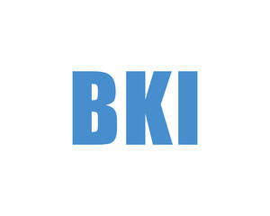 BKI logo design vector template. BKI