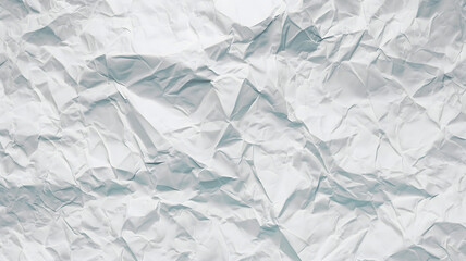 Obraz premium Crumpled White Paper Texture