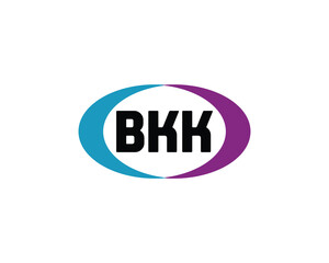 BKK logo design vector template. BKK