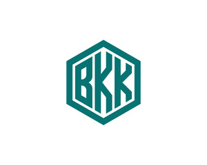 BKK logo design vector template. BKK