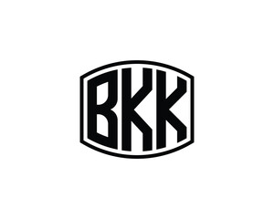 BKK logo design vector template. BKK
