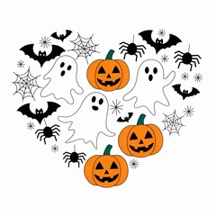 Heart Halloween art