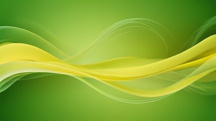 abstract green wave background