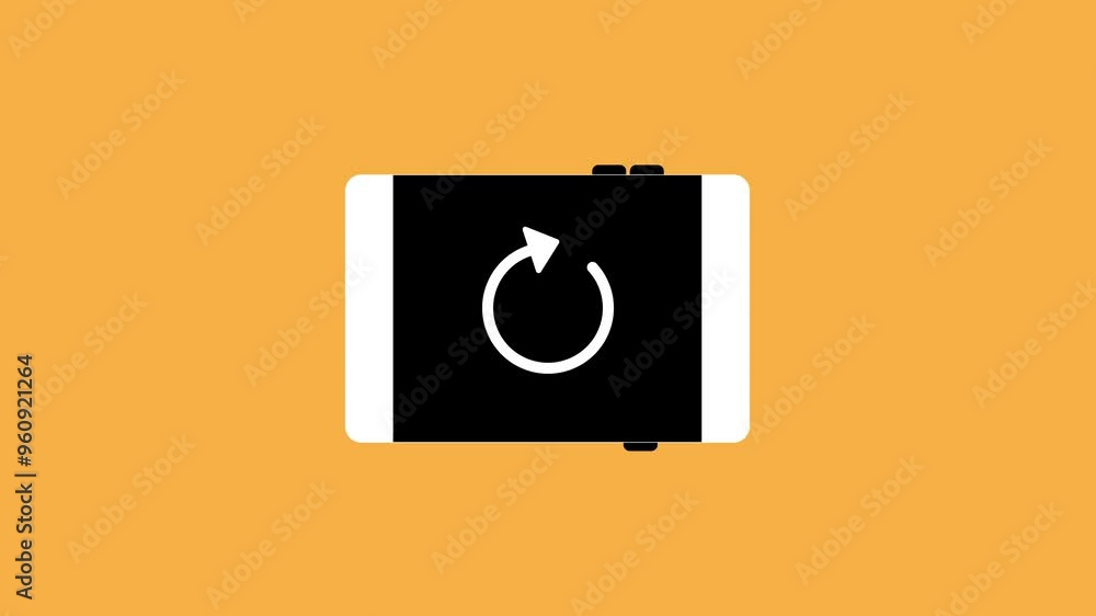 Poster Phone rotation animation with smooth motion effects and engaging visuals for dynamic display.