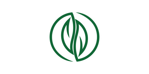 green leaf logo