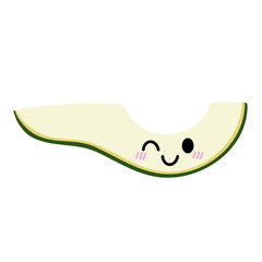 Cute Avocado. Cartoon avocado character.
