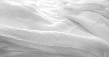 white silk background