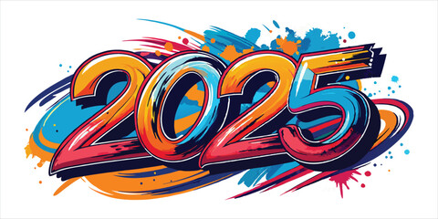 Happy New Year 2024 Vector background. Graphic info Design 2024