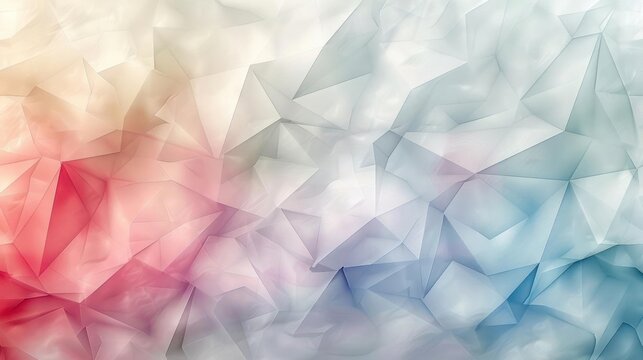 Colorful abstract image with a blend of geometric shapes and color tones.