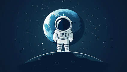 Astronaut on Moon
