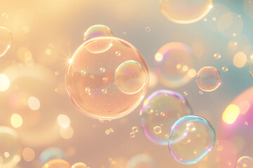 Soap bubble background material