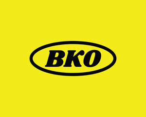 BKO logo design vector template, BKO