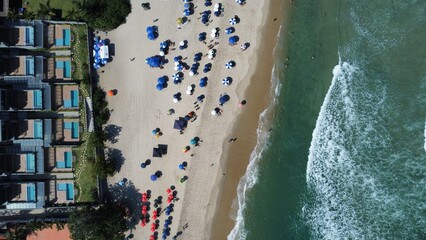 Fotos de drone praia de maresias, litoral de sao paulo. Drone photo