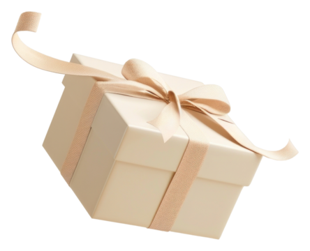 PNG Gift box mockup celebration anniversary decoration.