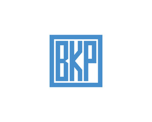 Obraz premium BKP logo design vector template. BKP