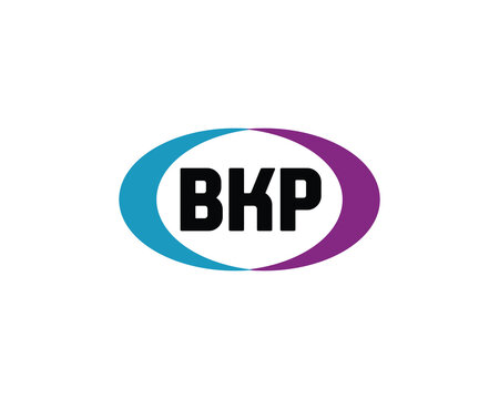 BKP logo design vector template. BKP