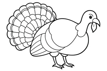 turkey vector illustration silhouette vector illustration black and white 