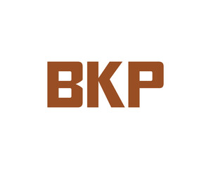 BKP logo design vector template. BKP