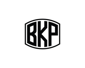 BKP logo design vector template. BKP