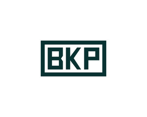 Obraz premium BKP logo design vector template. BKP