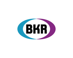 BKR logo design vector template. BKR