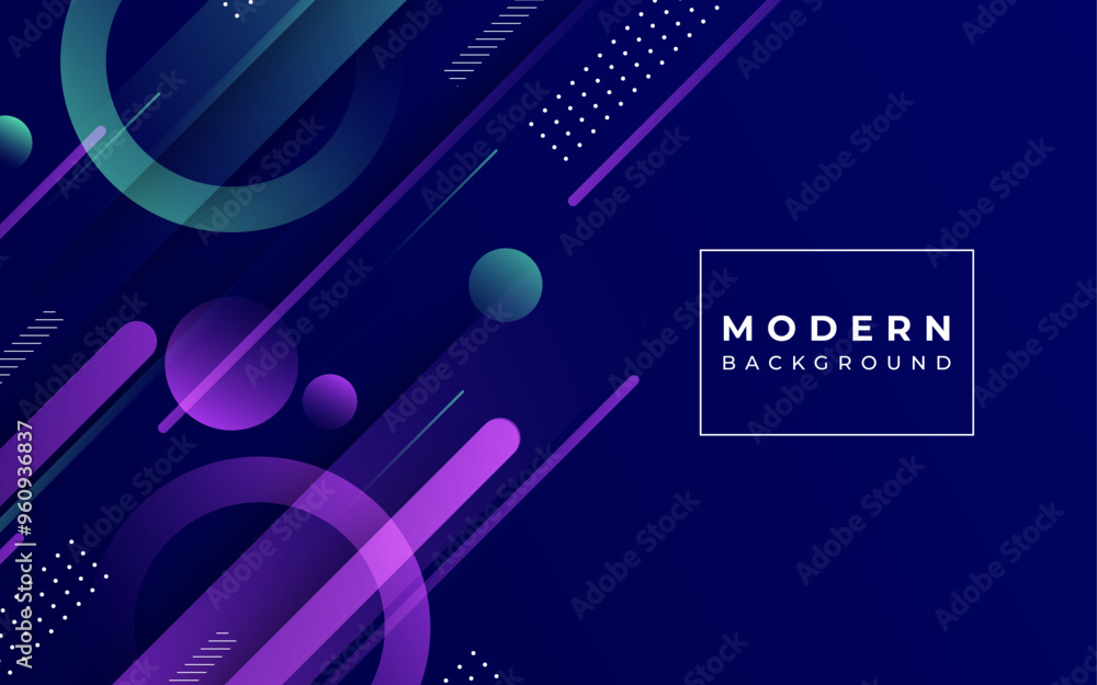 Poster modern abstarct background. dark blue. colorful . gradation. slash effect style.vector design.simple