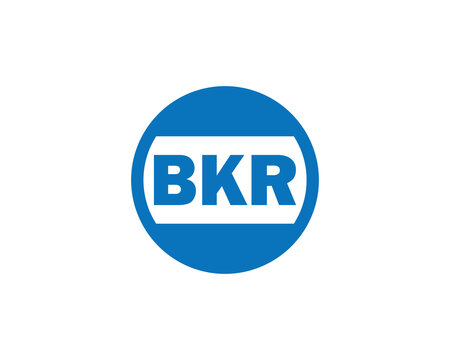 BKR logo design vector template. BKR