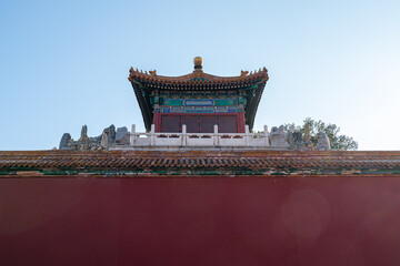 Fototapeta premium China Beijing Palace Museum Ancient Architecture Landscape