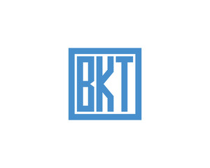 BKT logo design vector template. BKT