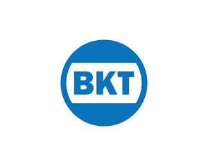 BKT logo design vector template. BKT