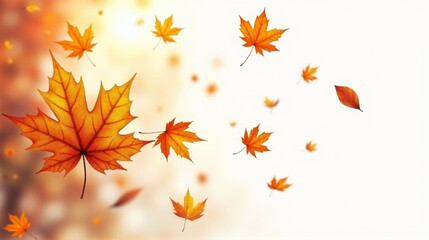 Obraz premium A leafy tree with many leaves falling from it